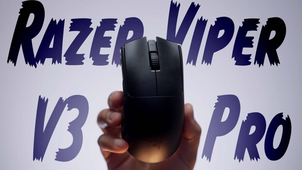 Razer Viper V3 Pro: The 35K DPI Sensor and 8K Polling Rate Make It Perform Well.