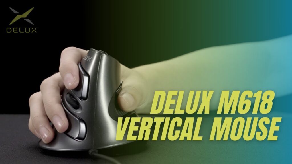 Delux M618 Mini Vertical Mouse Design & Ergonomics: At last, a mouse that gets "Hand Science"